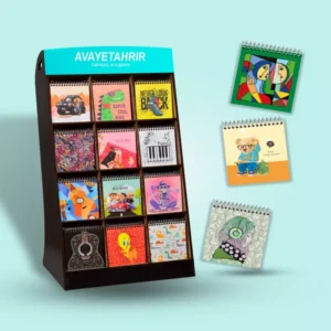 یادداشت 60 برگ 10 * 10 فنر مورب - NS 35263