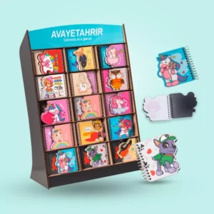 یادداشت 80 برگ فانتزی فنر مورب - NS 35277